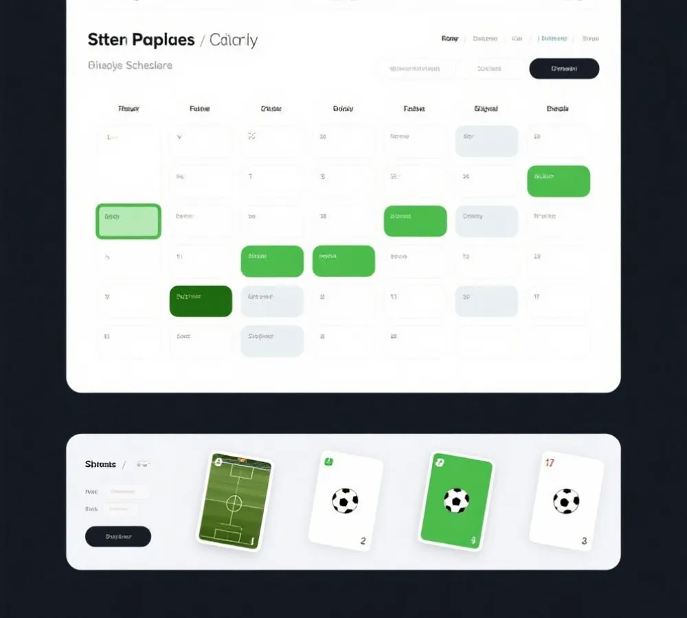 世界杯赛程页面展示示意图